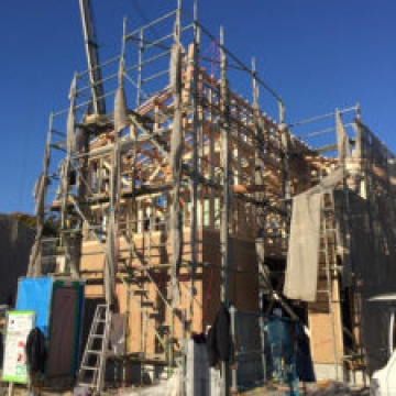 N様邸、上棟しました!