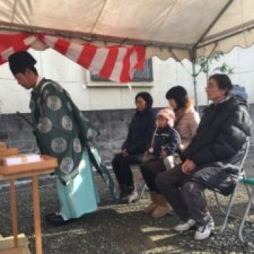 無事に地鎮祭を執り行いました!