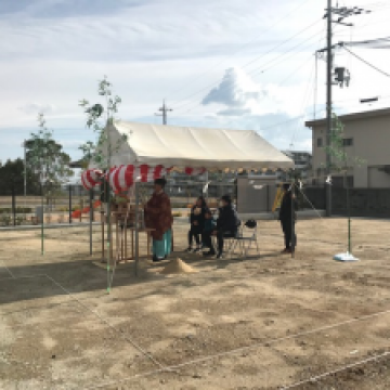 T様邸の地鎮祭に行ってきました