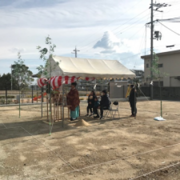 Ｔ様邸の地鎮祭に行ってきました