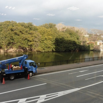 ■街灯取り替え工事～明石公園前～■