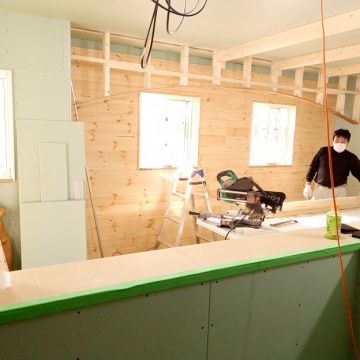 明石モデルハウス進捗状況