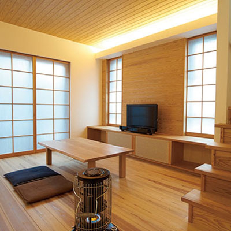 和風モダン旅館のような住まい