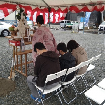 W様邸地鎮祭☔