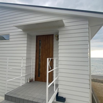 お引渡しです。