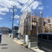 加古川市でお客様邸上棟