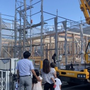 加古川市にて棟上げ