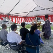 明石市二見町にて地鎮祭