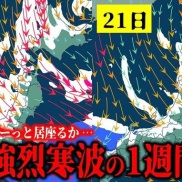 大寒波に備えましょう!!