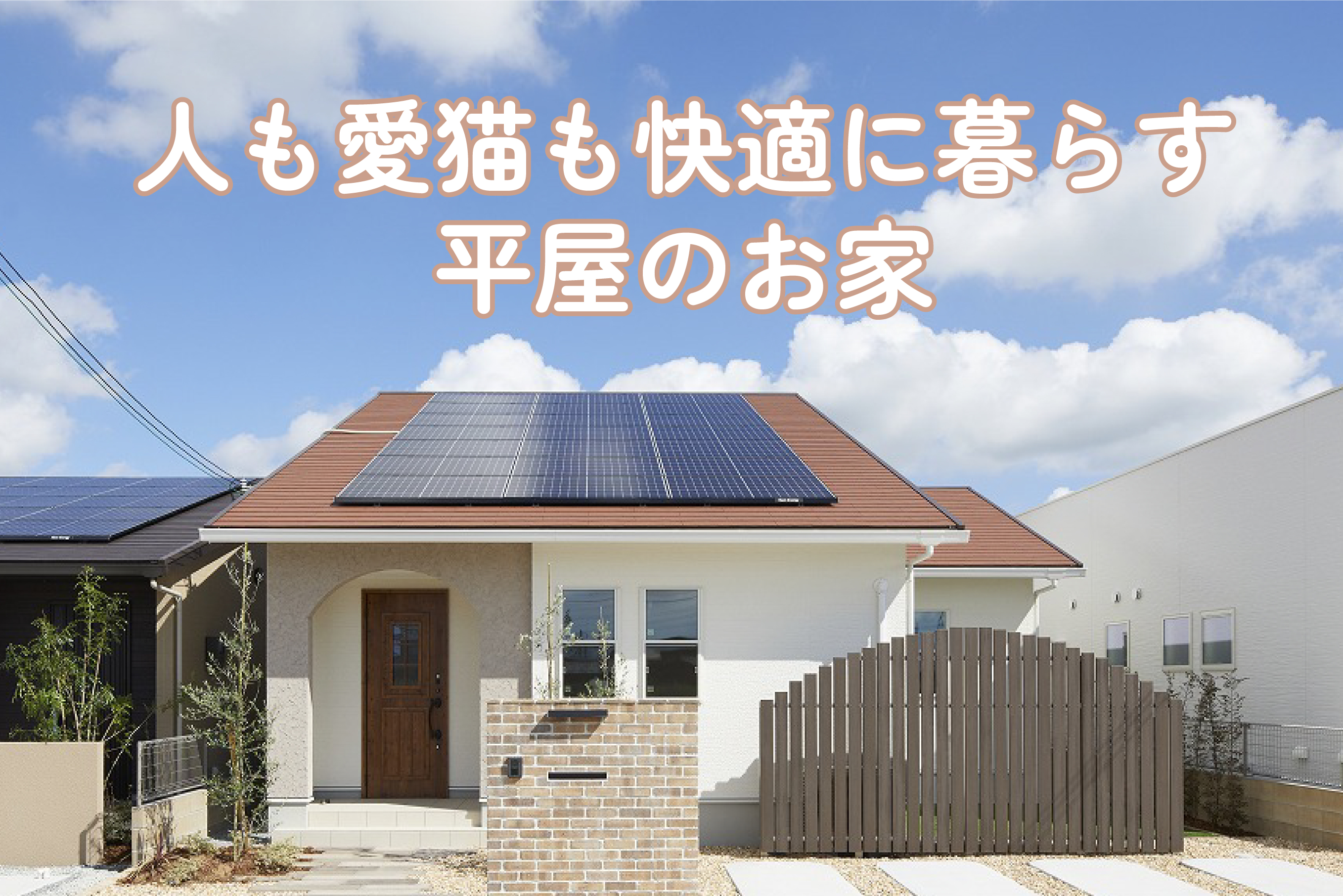 【加古郡稲美町】人も愛猫も快適に暮らす平屋のお家 販売会