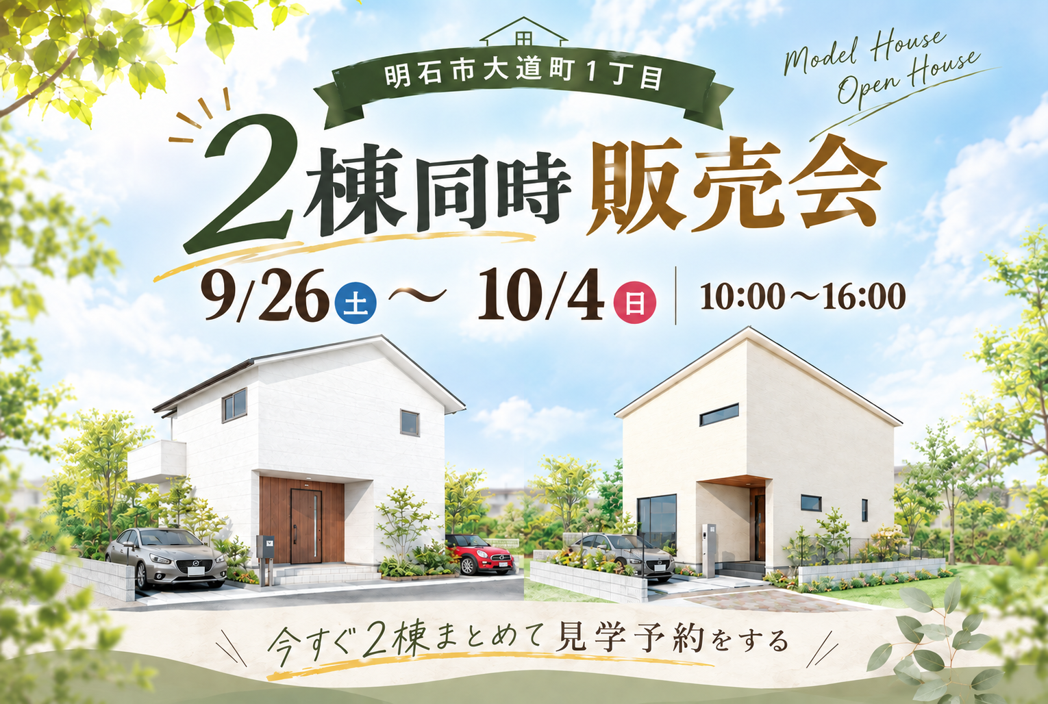 【明石市大道町】2棟同時販売会