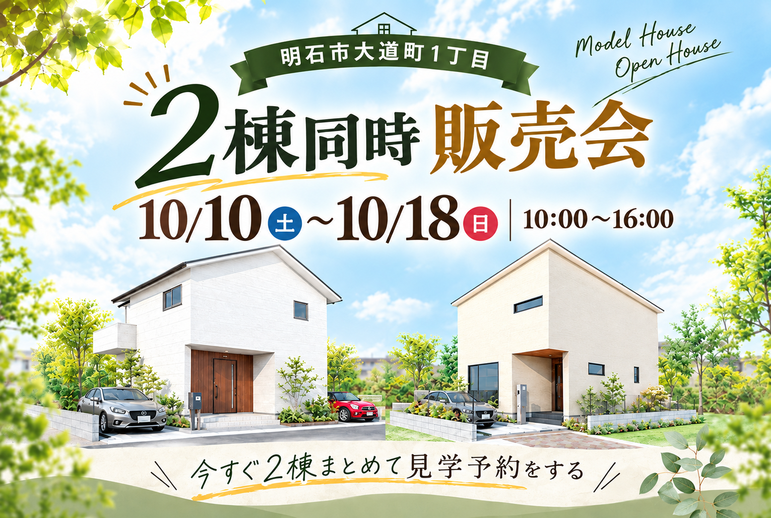 【明石市大道町】2棟同時販売会